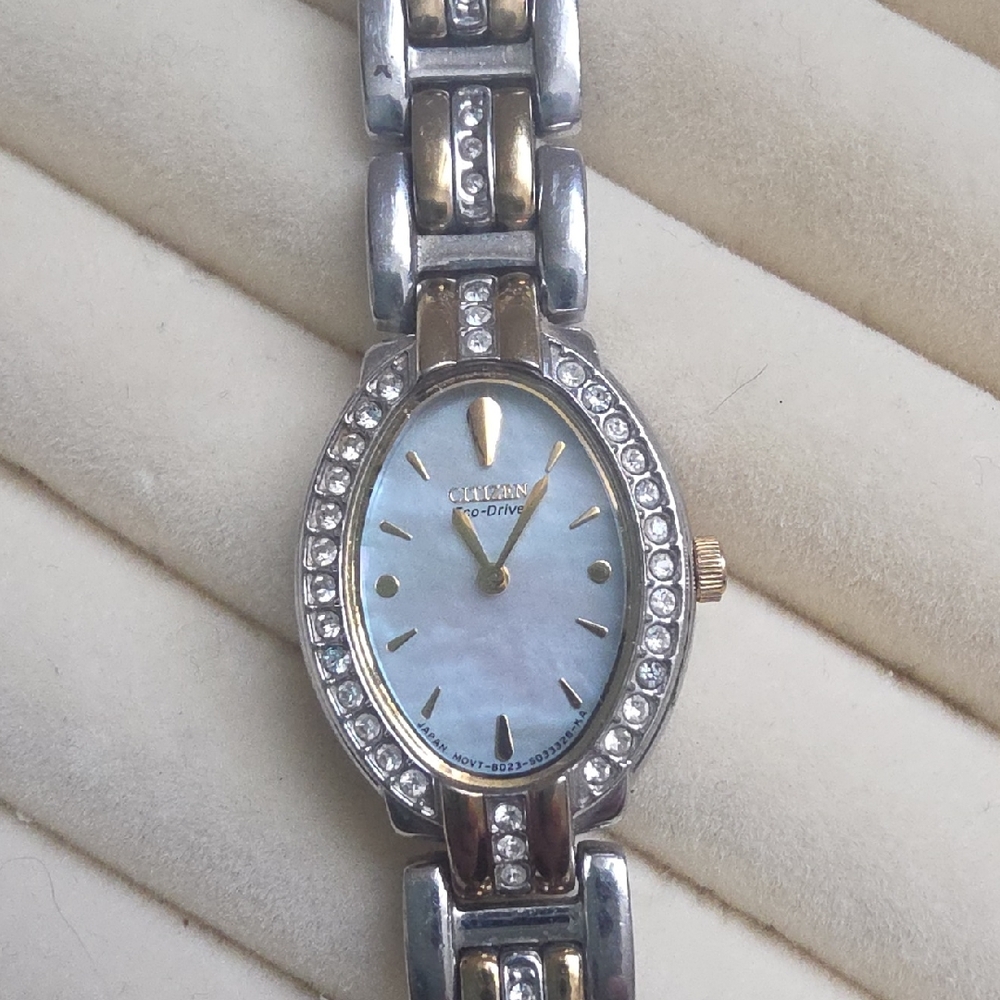 Citizen Women's Two-Tone Crystal Watch